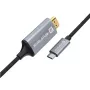 Evelatus TPC04 Cabo de dados universal de HDMI para Type-C, preto