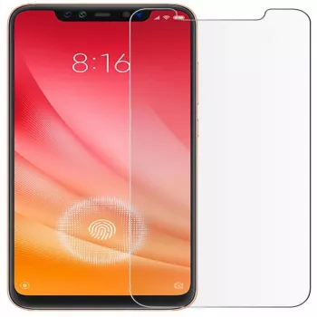Evelatus Xiaomi Mi 8 Protetor de ecrã plano transparente de vidro temperado 0,33 mm com cola japonesa e revestimento antiestático