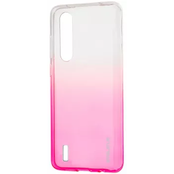 Capa TPU gradiente Evelatus para Xiaomi Mi 9 Lite, vermelho rosa