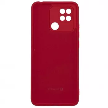 Evelatus Xiaomi Redmi 10C / C40 Capa de silicone nano Soft Touch TPU vermelha