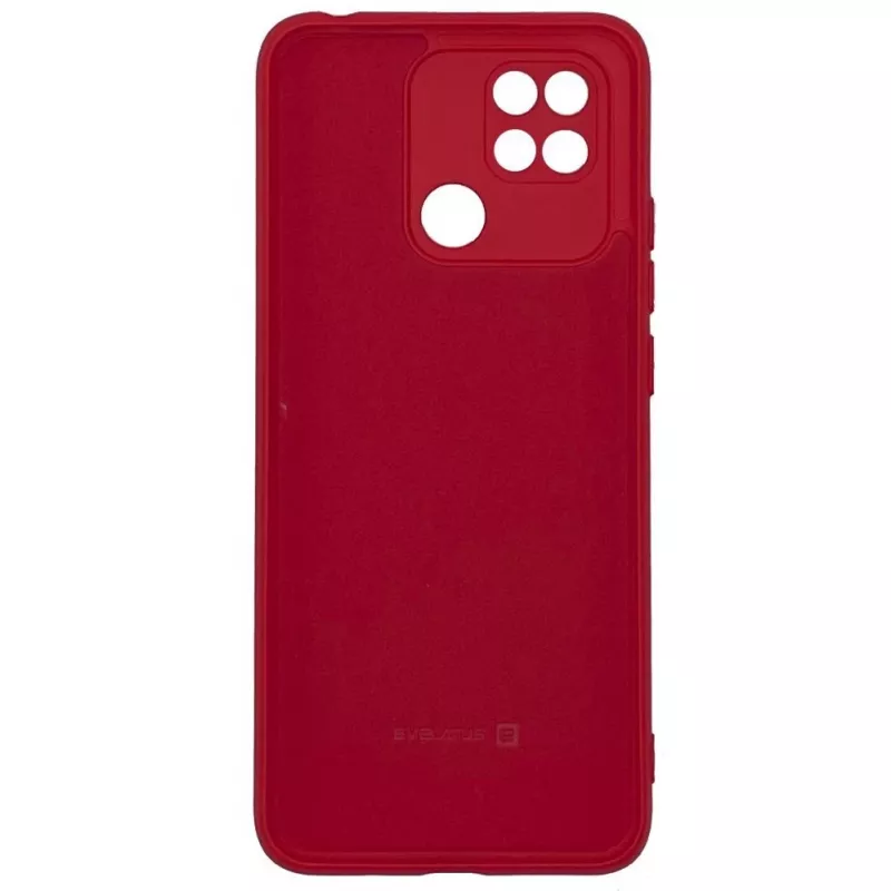 Evelatus Xiaomi Redmi 10C / C40 Capa de silicone nano Soft Touch TPU vermelha
