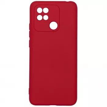 Evelatus Xiaomi Redmi 10C / C40 Capa de silicone nano Soft Touch TPU vermelha