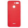Capa de silicone nano Soft Touch TPU Evelatus para Xiaomi Redmi 6 vermelha