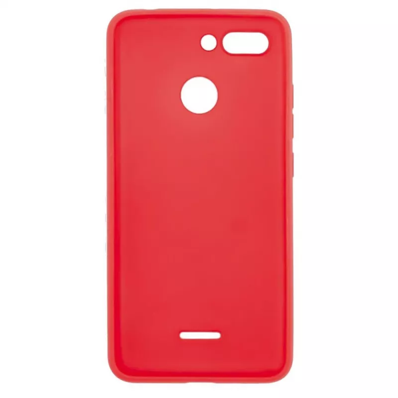 Capa de silicone nano Soft Touch TPU Evelatus para Xiaomi Redmi 6 vermelha