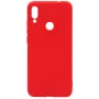 Capa de silicone nano Evelatus Soft Touch em TPU para Xiaomi Redmi 7, vermelho