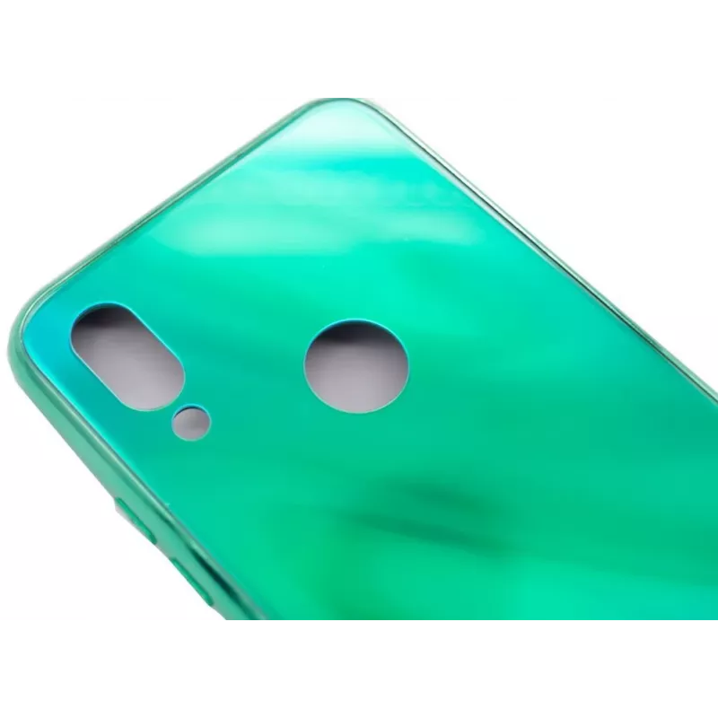 Evelatus Xiaomi Redmi 7 Capa em Vidro Temperado com Efeito Água Ondulada e Eletrodeposição Total Verde