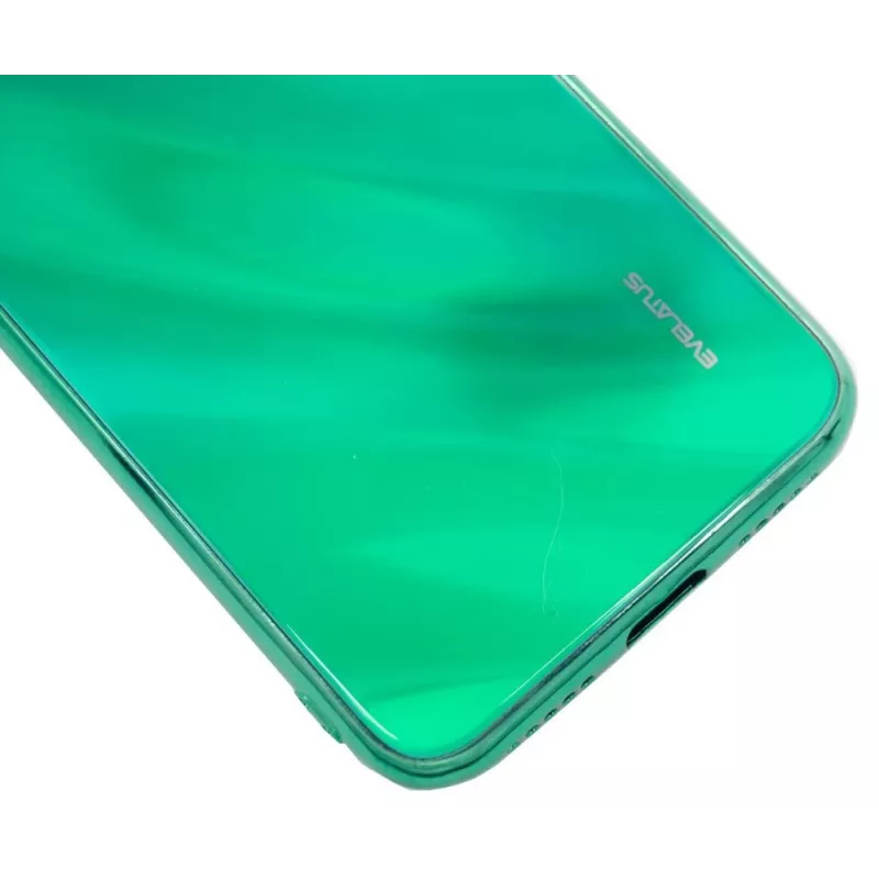 Evelatus Xiaomi Redmi 7 Capa em Vidro Temperado com Efeito Água Ondulada e Eletrodeposição Total Verde
