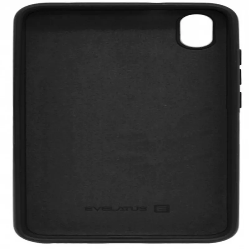Capa de silicone macio Evelatus para Xiaomi Redmi 7a preta
