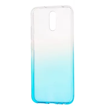 Capa TPU degradê Evelatus para Xiaomi Redmi 8 azul