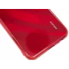 Capa Evelatus para Xiaomi Redmi 8 Water Ripple Full Color Electroplating em vidro temperado vermelha