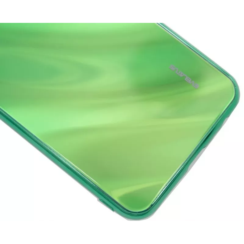 Evelatus Película de Vidro Temperado Water Ripple Full Color Electroplating para Xiaomi Redmi 8 Verde