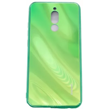Evelatus Película de Vidro Temperado Water Ripple Full Color Electroplating para Xiaomi Redmi 8 Verde