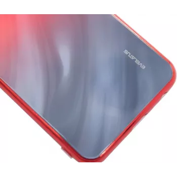 Capa de vidro temperado anti-explosão Evelatus Water Ripple Gradient Color para Xiaomi Redmi 8, gradiente vermelho-preto