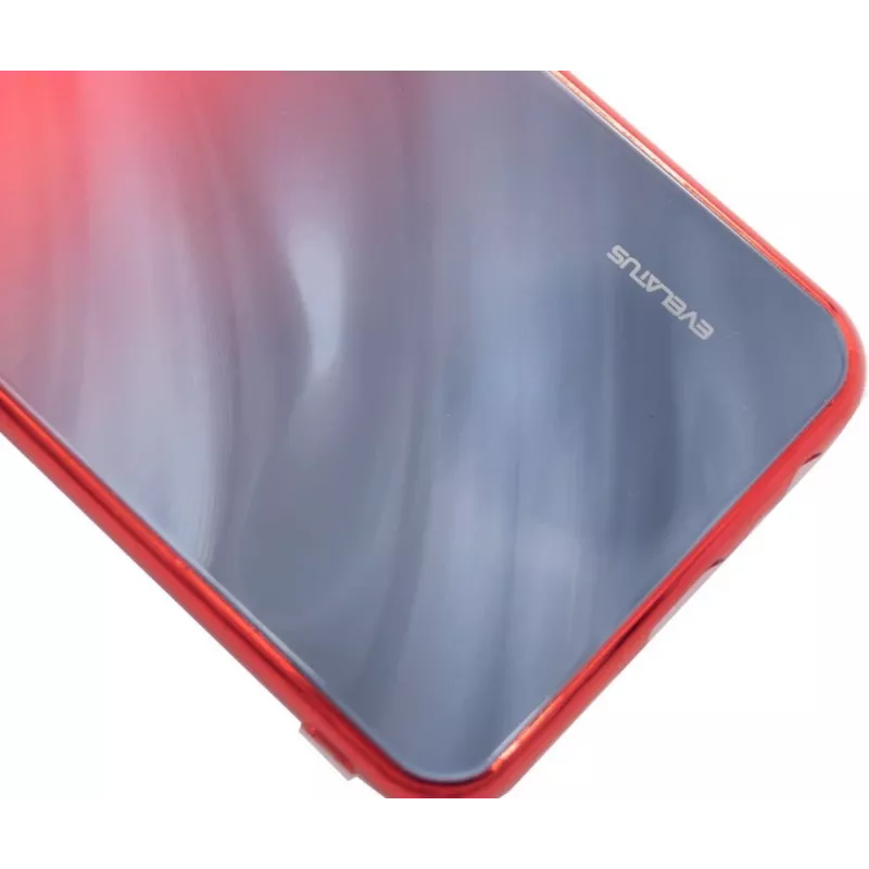 Capa de vidro temperado anti-explosão Evelatus Water Ripple Gradient Color para Xiaomi Redmi 8, gradiente vermelho-preto