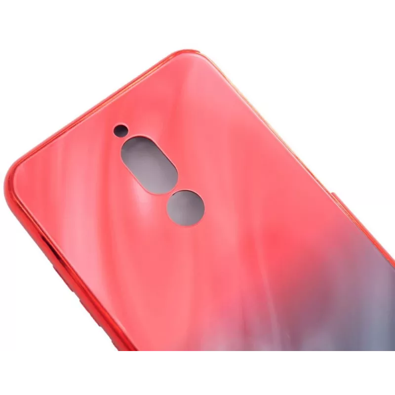 Capa de vidro temperado anti-explosão Evelatus Water Ripple Gradient Color para Xiaomi Redmi 8, gradiente vermelho-preto