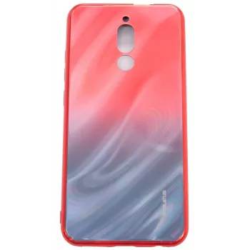 Capa de vidro temperado anti-explosão Evelatus Water Ripple Gradient Color para Xiaomi Redmi 8, gradiente vermelho-preto