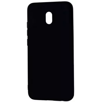 Evelatus Capa protetora em silicone Soft Touch para Xiaomi Redmi 8a preta