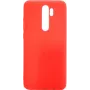 Evelatus Capa de silicone soft touch para Xiaomi Redmi 9 vermelha