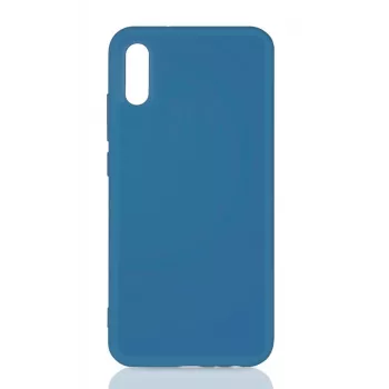 Capa de silicone nano Evelatus Soft Touch em TPU para Xiaomi Redmi 9A / 9AT / 9i, azul