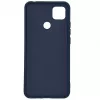 Capa de silicone nano Evelatus Soft Touch em TPU para Xiaomi Redmi 9C / 10A 4G, azul