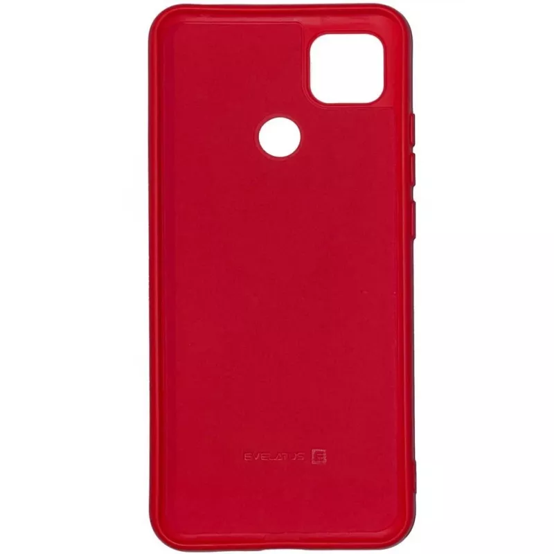 Capa de silicone nano Evelatus Soft Touch TPU para Xiaomi Redmi 9C / 10A 4G vermelha