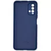 Evelatus Capa de silicone nano Soft Touch TPU para Xiaomi Redmi 9T azul