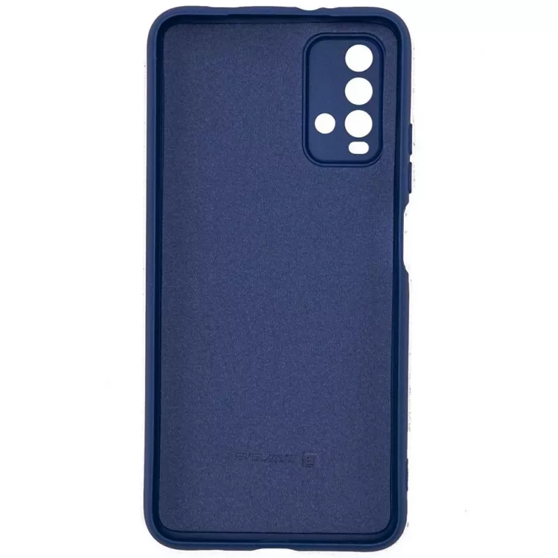 Evelatus Capa de silicone nano Soft Touch TPU para Xiaomi Redmi 9T azul