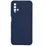 Evelatus Capa de silicone nano Soft Touch TPU para Xiaomi Redmi 9T azul