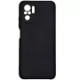 Capa de silicone Nano Evelatus para Xiaomi Redmi Note 10 / Note 10S Soft Touch TPU preta