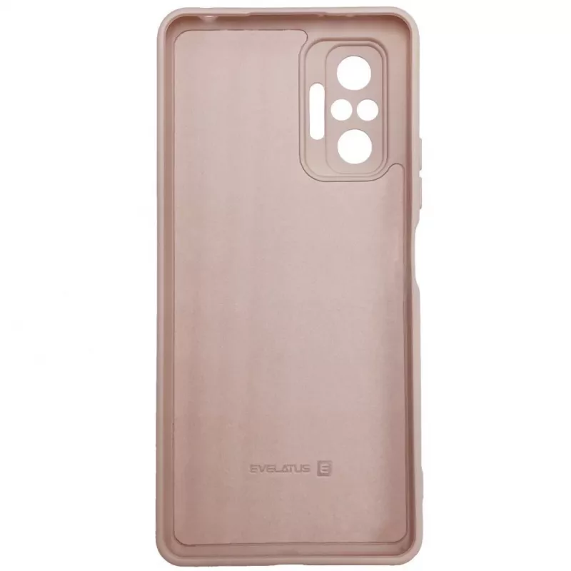 Capa de silicone Nano Evelatus para Xiaomi Redmi Note 10 Pro Soft Touch TPU bege