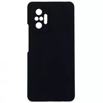 Capa de silicone Soft Touch Premium Evelatus para Xiaomi Redmi Note 10 Pro preta