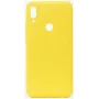 Evelatus Capa de silicone Nano Soft Touch TPU para Xiaomi Redmi Note 7 amarela