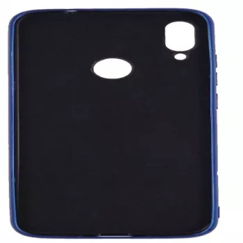 Película de proteção de ecrã em vidro temperado com efeito de ondulação de água e galvanização a cores Evelatus para Xiaomi Redmi Note 7 azul
