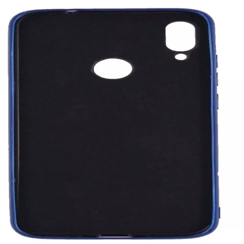 Película de proteção de ecrã em vidro temperado com efeito de ondulação de água e galvanização a cores Evelatus para Xiaomi Redmi Note 7 azul