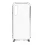 Evelatus Xiaomi Redmi Note 8 / Redmi Note 8 2021 Silicone Transparente com Cordão TPU Band Cinzento-espacial