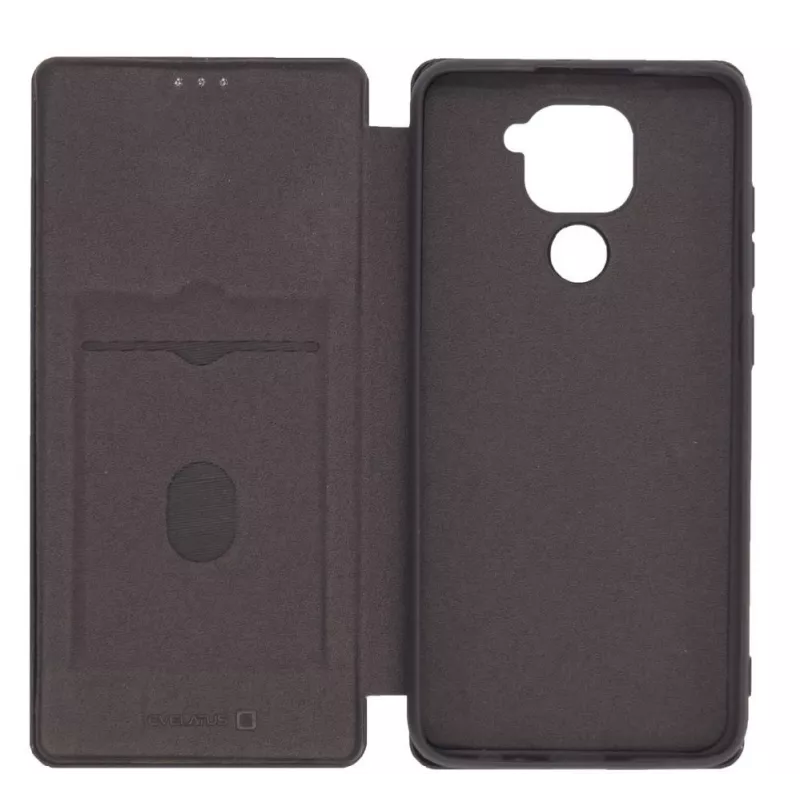 Capa tipo livro Evelatus para Xiaomi Redmi Note 9 Preta