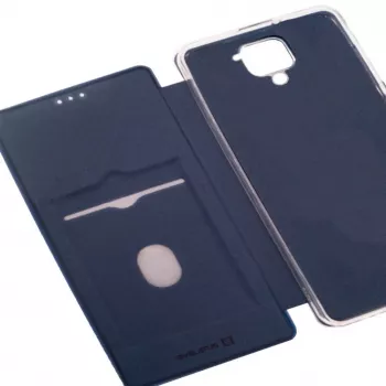 Capa tipo livro Evelatus para Xiaomi Redmi Note 9 azul-escuro