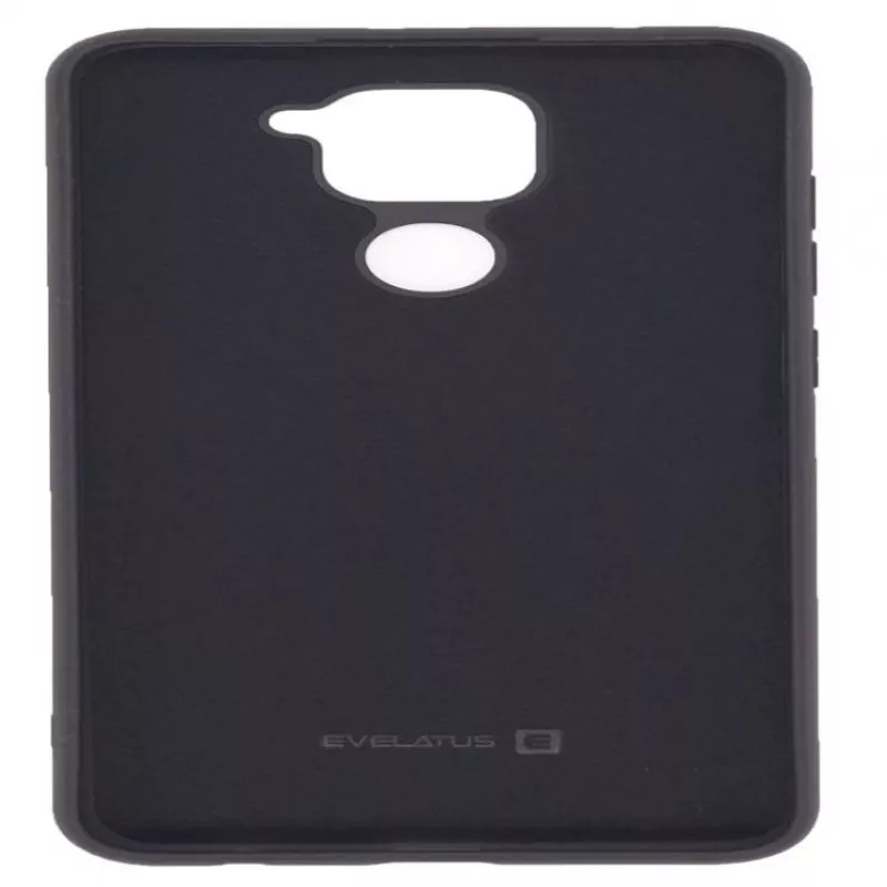 Evelatus Xiaomi Redmi Note 9 Capa de Silicone Nano Soft Touch TPU Preto