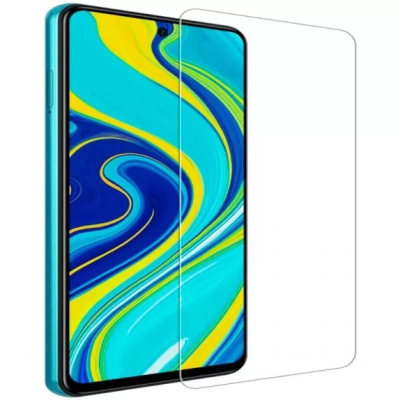 Evelatus Xiaomi Redmi Note 9 Pro / Note 9S Película protetora de ecrã plana transparente 0,33 mm de vidro temperado com cola japonesa, antiestática