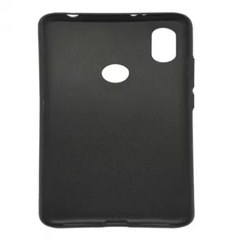 Capa TPU Evelatus 2 com placa metálica (compatível com suporte magnético de telefone) para Xiaomi Redmi S2 vermelha
