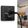 Cabo trançado everActive CBB-1IBR USB-A para Lightning RGB LED 1m 2.4A preto