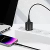 Cabo trançado everActive CBB-1IBR USB-A para Lightning RGB LED 1m 2.4A preto