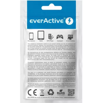 everActive CBB-2PDR Cabo USB-C para USB-C RGB LED entrançado 2m 3A 60W preto