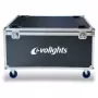 Mala de transporte EVOLIGHTS VORTEX CASE 4IN1 para 4 Moving Heads