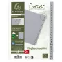 Exacompta conjunto de separadores de índice meio formato A-Z cinzento 24 abas 1 conjunto