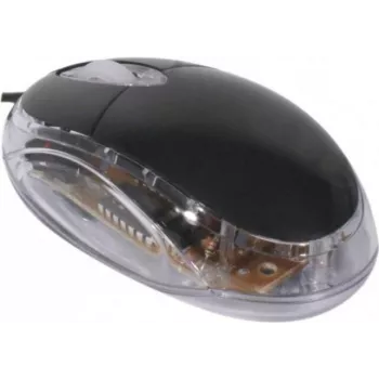 Rato ótico USB para ambas as mãos Exertis Connect 320300, 800 DPI, preto