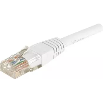 EXERTIS CONNECT Cabo de rede Cat.6 U/UTP, 7m, branco, RJ45, proteção da patilha, 1 Gbps, PVC 246788