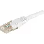 EXERTIS CONNECT Cabo de rede Cat.6 U/UTP, 7m, branco, RJ45, proteção da patilha, 1 Gbps, PVC 246788