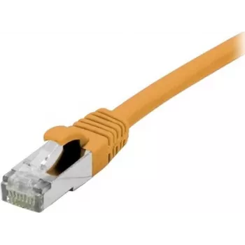 EXERTIS CONNECT Cabo Patch Cat 6A S/FTP, 3 m, Laranja, Slim com Proteção de Dobra 858535