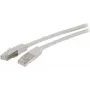 EXERTIS CONNECT Cabo de rede Cat.6A S/FTP, 30 m, cinzento, LSZH, 10G, Slim Snagless Boot 857791